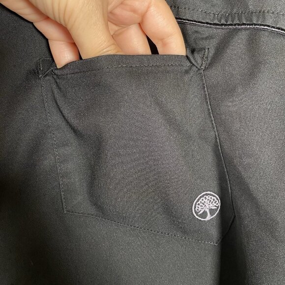 Purple Label by Healing Hands Tanya Scrub Pants Small Petite Black Drawstring - Picture 6 of 14